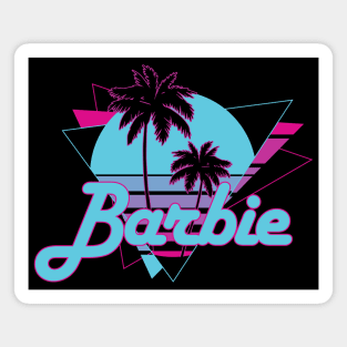 Vintage Barbie 90'S Barbie Logo Magnet